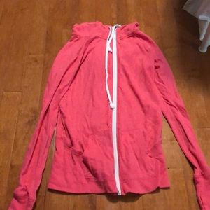 Pink zip up